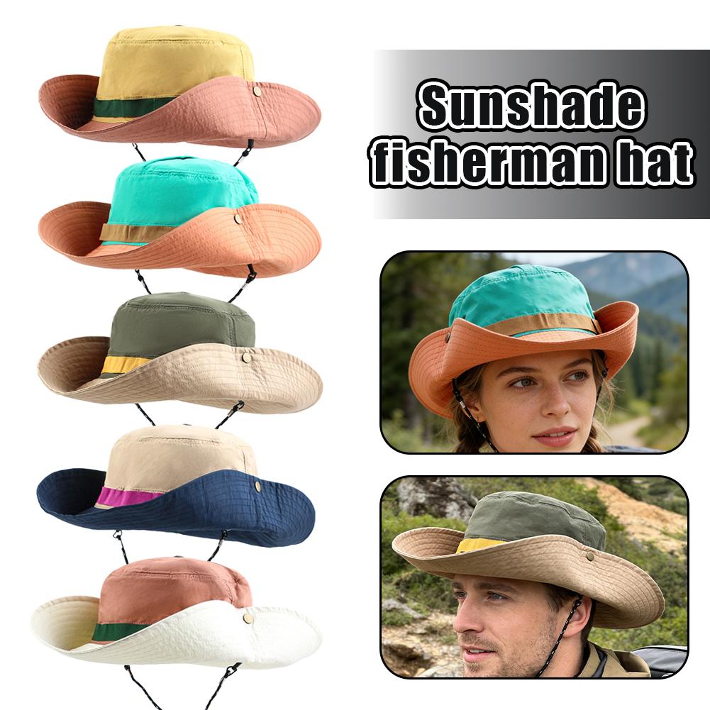Japanese Outdoor Camping - Japanischer Stil UPF 50+ Sonnenschutz-Anglerhut, schnell