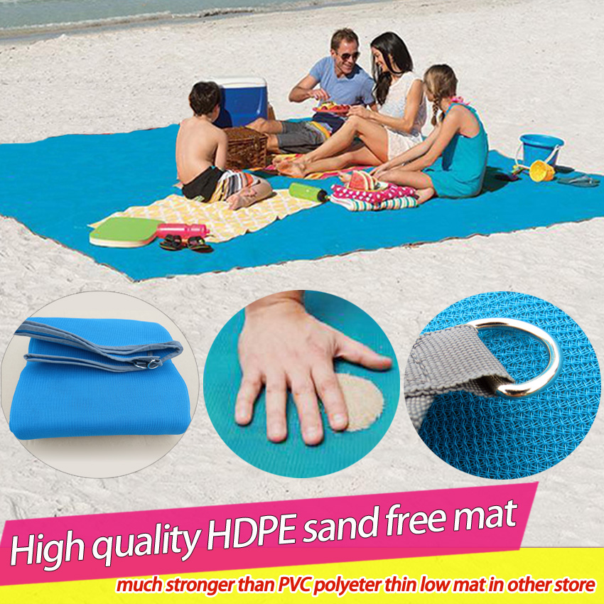 Outdoor Camping Mats Large - Lohascamping Große Strandmatte, sandfreie Matte, zusammenklappbar,