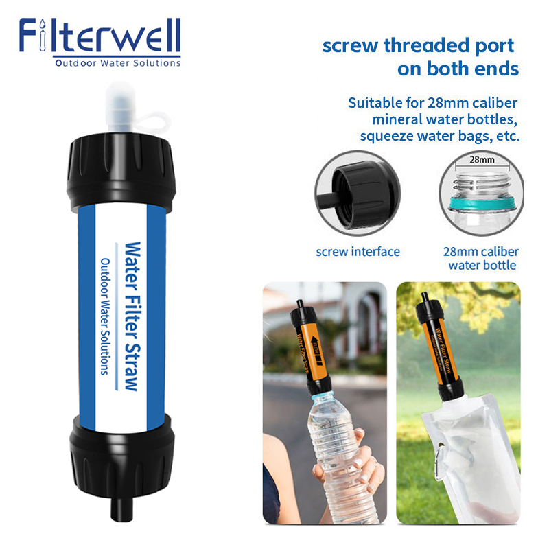 Outdoor Camping Water Filter - Filterwell Camping Filter Wasser Stroh Mini