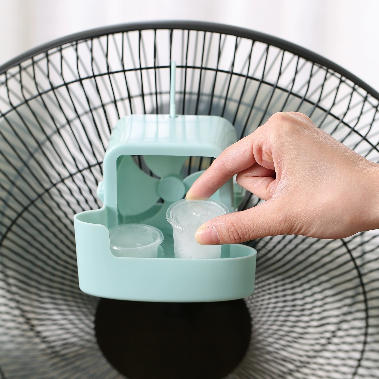 Outdoor Camping Air Conditioner - Clip-On Eiskühlventilator, tragbarer Luftkühler für den