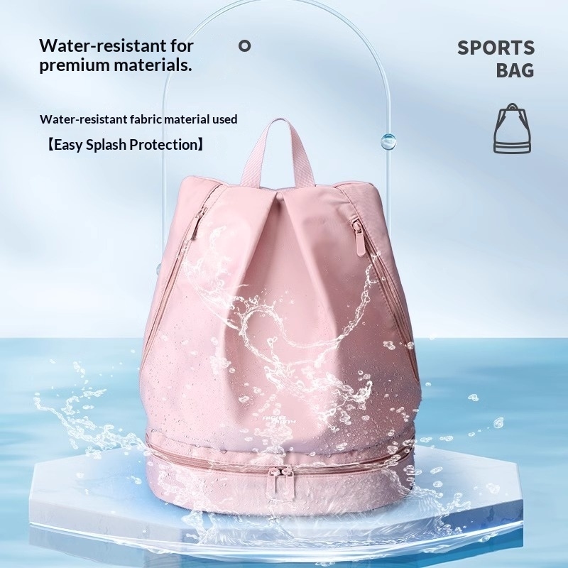 Dry Bag Waterproof - Nass-Trocken-Trennungs-Schwimmrucksack, Wasserdichte Fitness-Sporttasche mit Separatem Schuhfach,