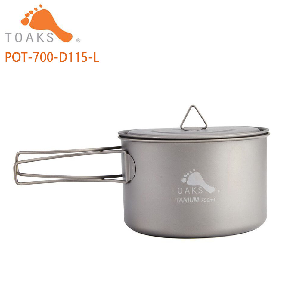 Outdoor Camping Dining Set - Toaks reines Titan Camping Kochgeschirr Outdoor-Töpfe,