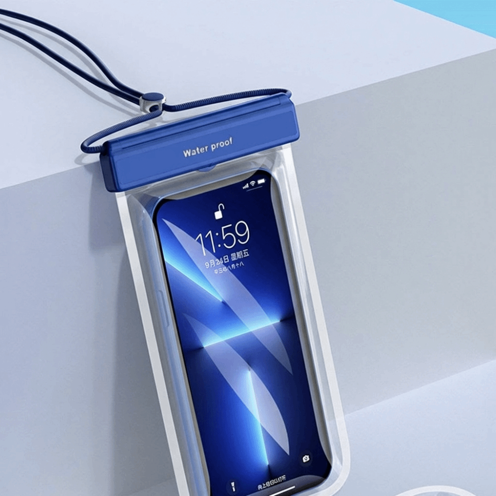 Dry Bag Waterproof - Wasserdichte Handyhülle mit Touchscreen-Funktion, Umhängeband und