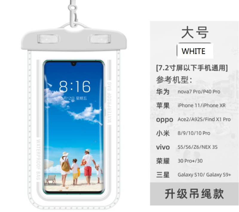 Dry Bag Waterproof - Vollansicht-wasserdichte Hülle für Telefon unter Wasser,