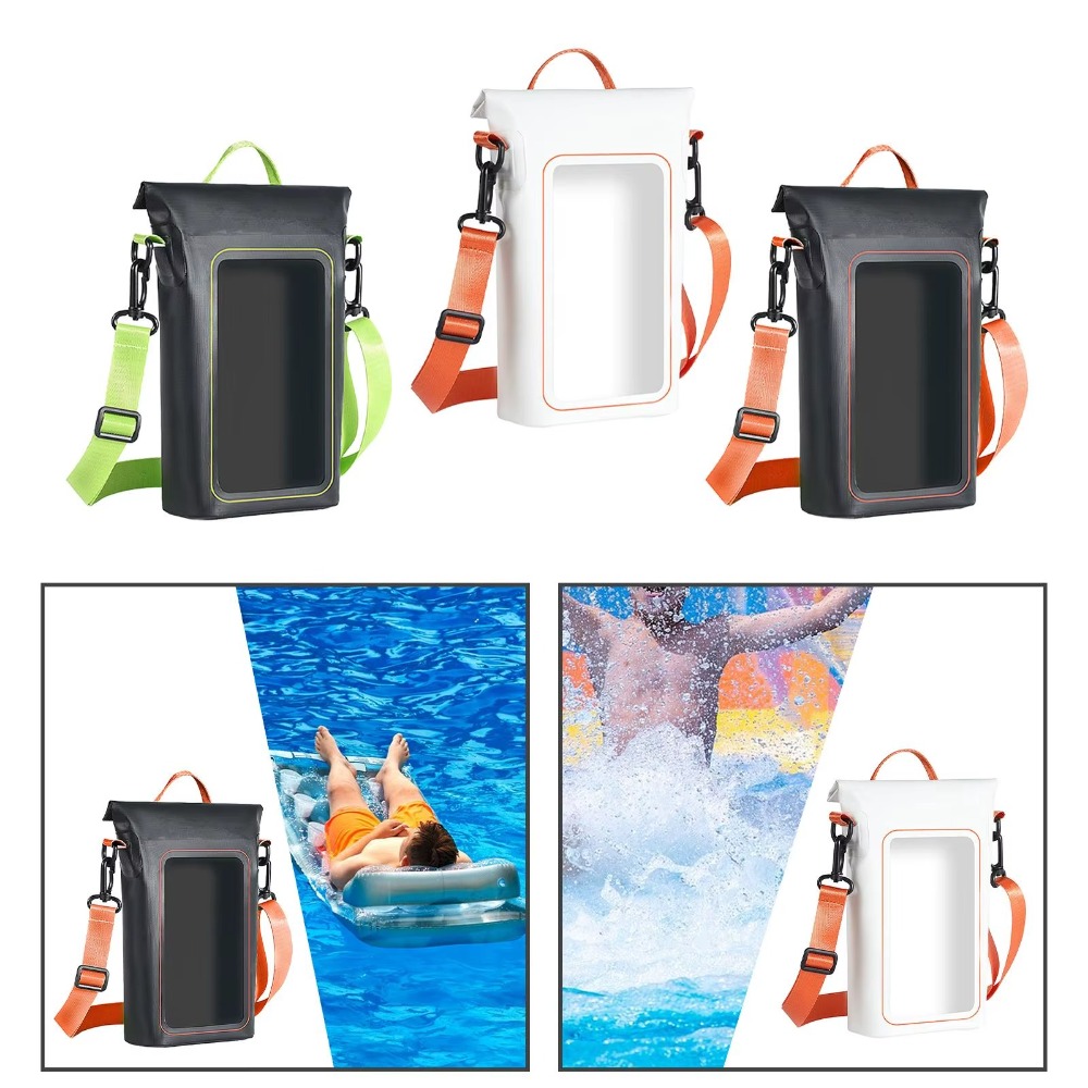 Dry Bag Waterproof - Wasserdichte Handytasche mit Umhängeband, versiegelte PVC-Handytasche,