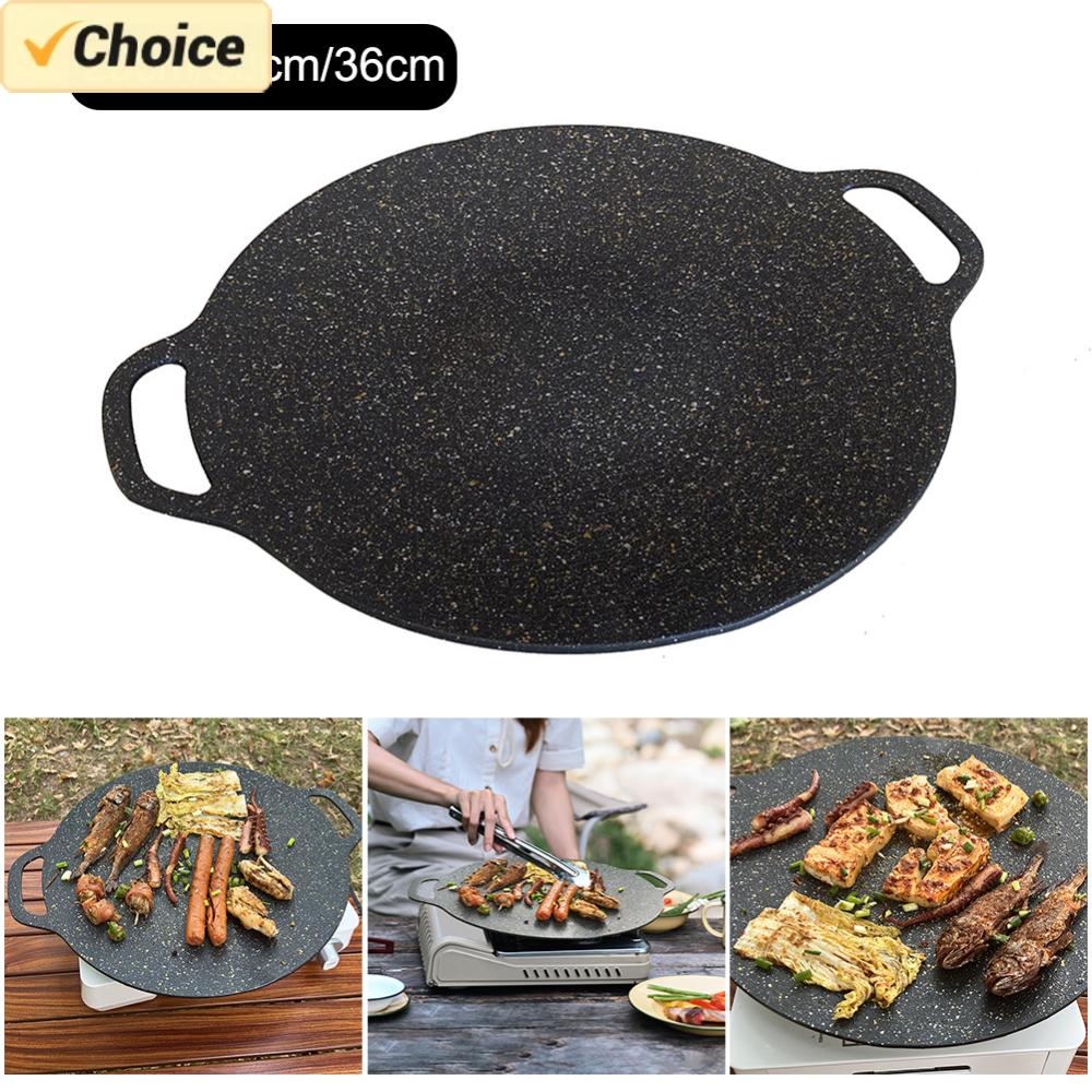 Outdoor Camping Griddle - Outdoor-Grill pfanne koreanische Roastig Bratpfanne Antihaft-Grill