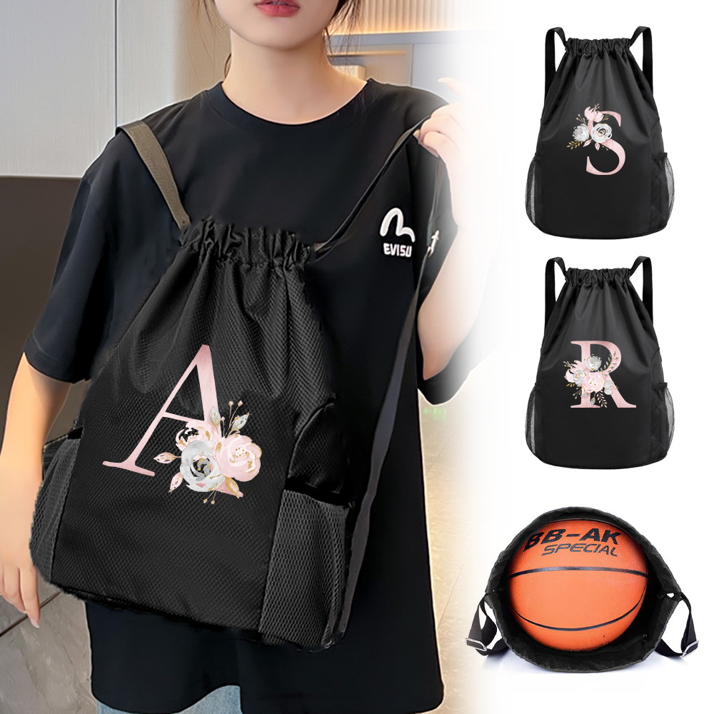 Dry Bag Waterproof - Schwarzer Turnbeutel mit Kordelzug, Sportrucksack, wasserdichte
