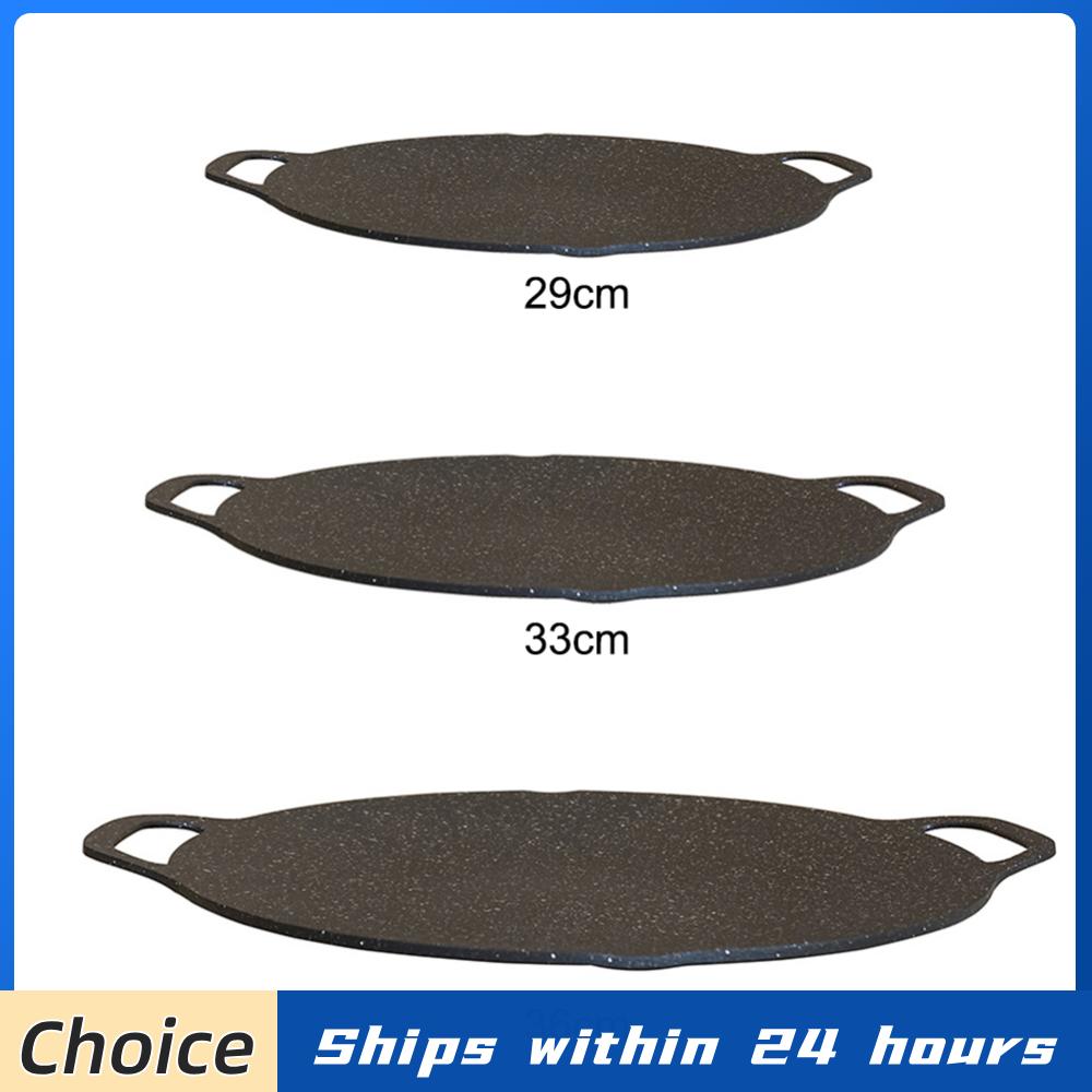 Outdoor Camping Griddle - Outdoor-Grillpfanne Koreanische Bratpfanne Antihaft-Grillplatte Induktionsherd BBQ-Backblech