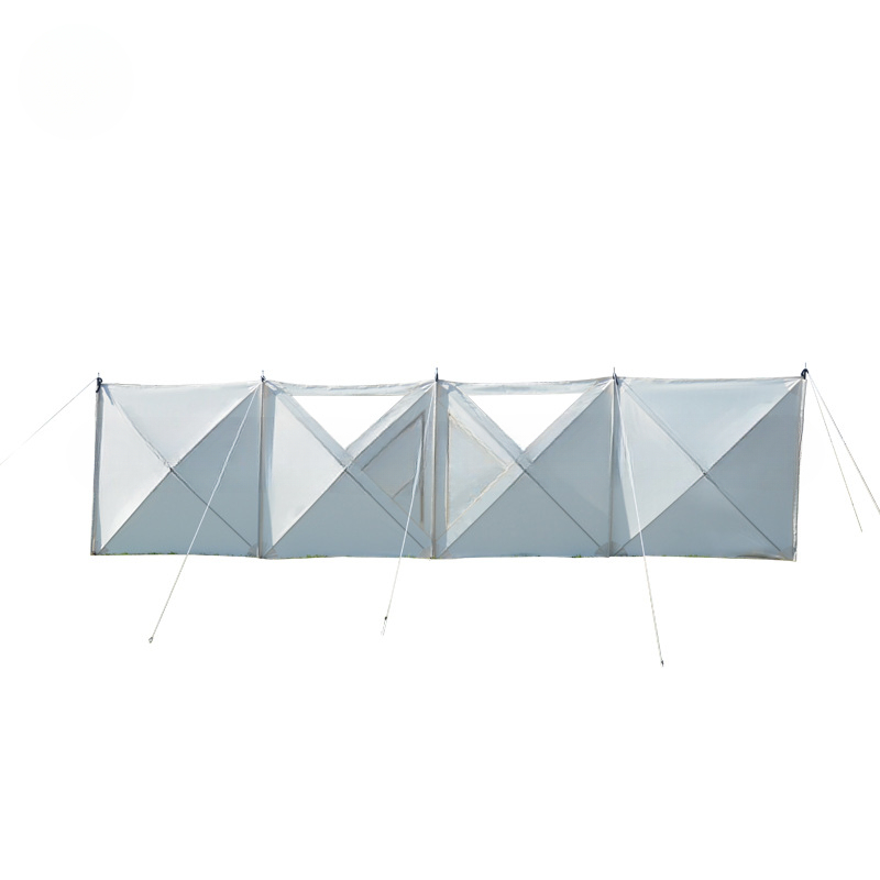 Outdoor Camping - Outdoor-Windschutztuch, automatische Schnellöffnung, Fenster-Sonnenschutz, Camping-Windschutz, Lagerfeuer-Windschutzwand,