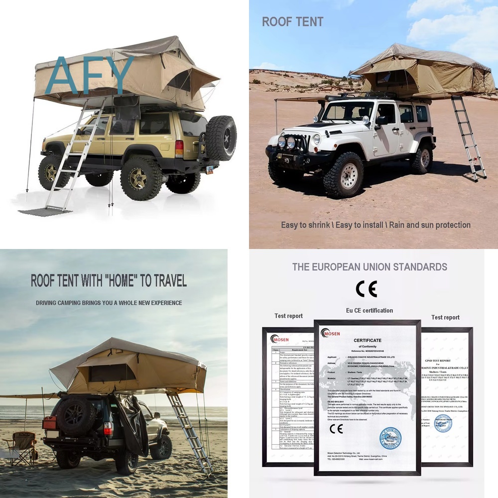 Outdoor Camping Van Tent - Automatisches Faltbares Dachzelt für Schnelles Aufstellen,