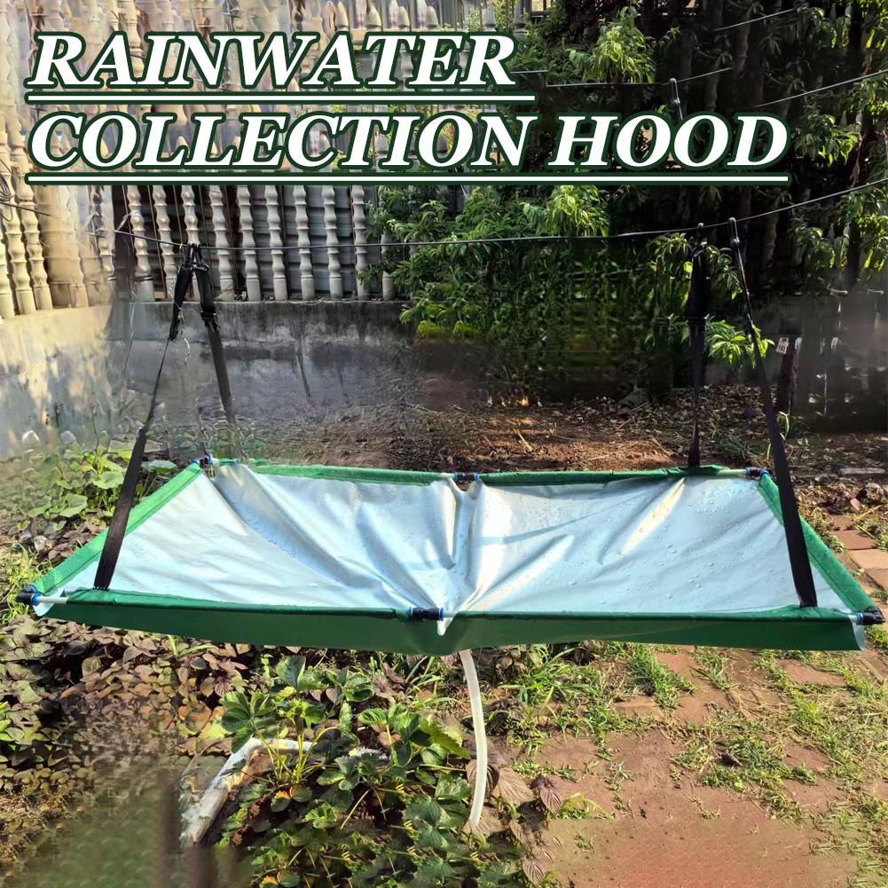 Outdoor Camping Water Filter - Regenfänger für Garten, Wassersammler mit Schlauch,