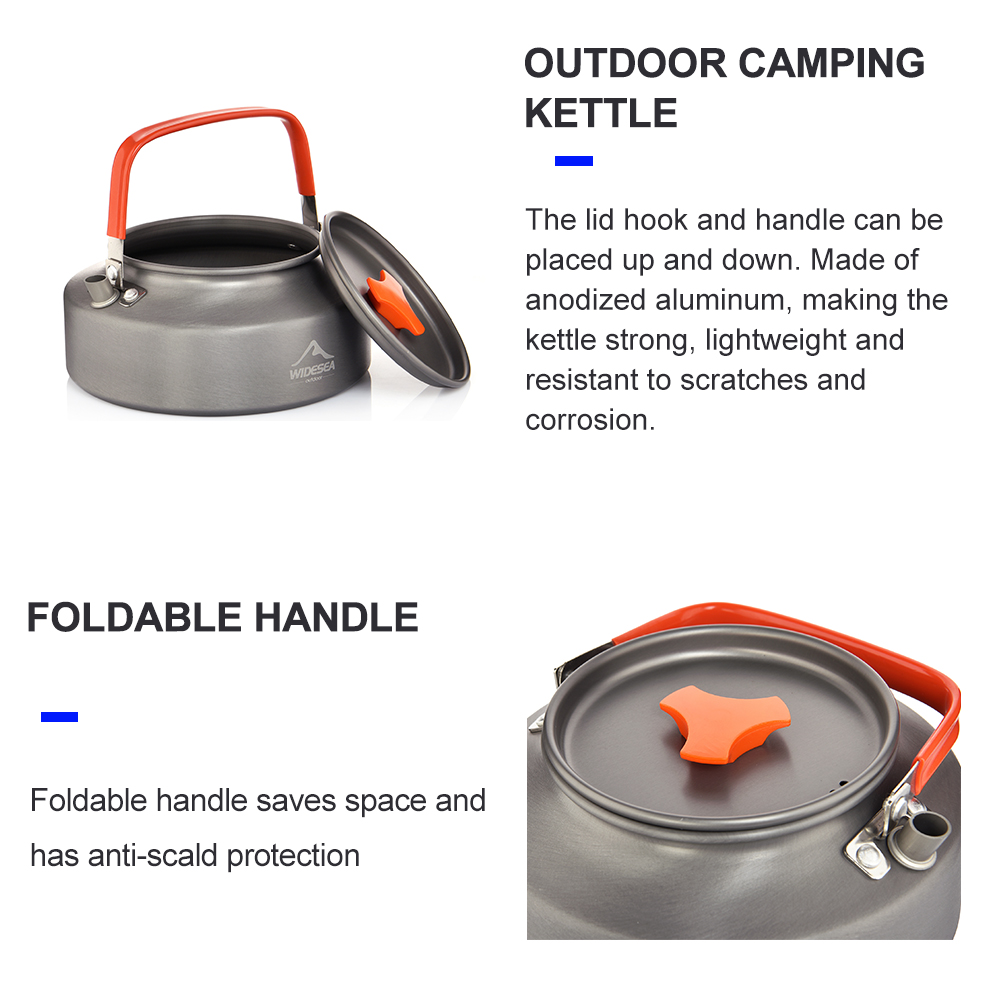 Widesea 1,1 L 2L 1,5 L Camping – Outdoor Camping Dining Set Bewertung und Preis