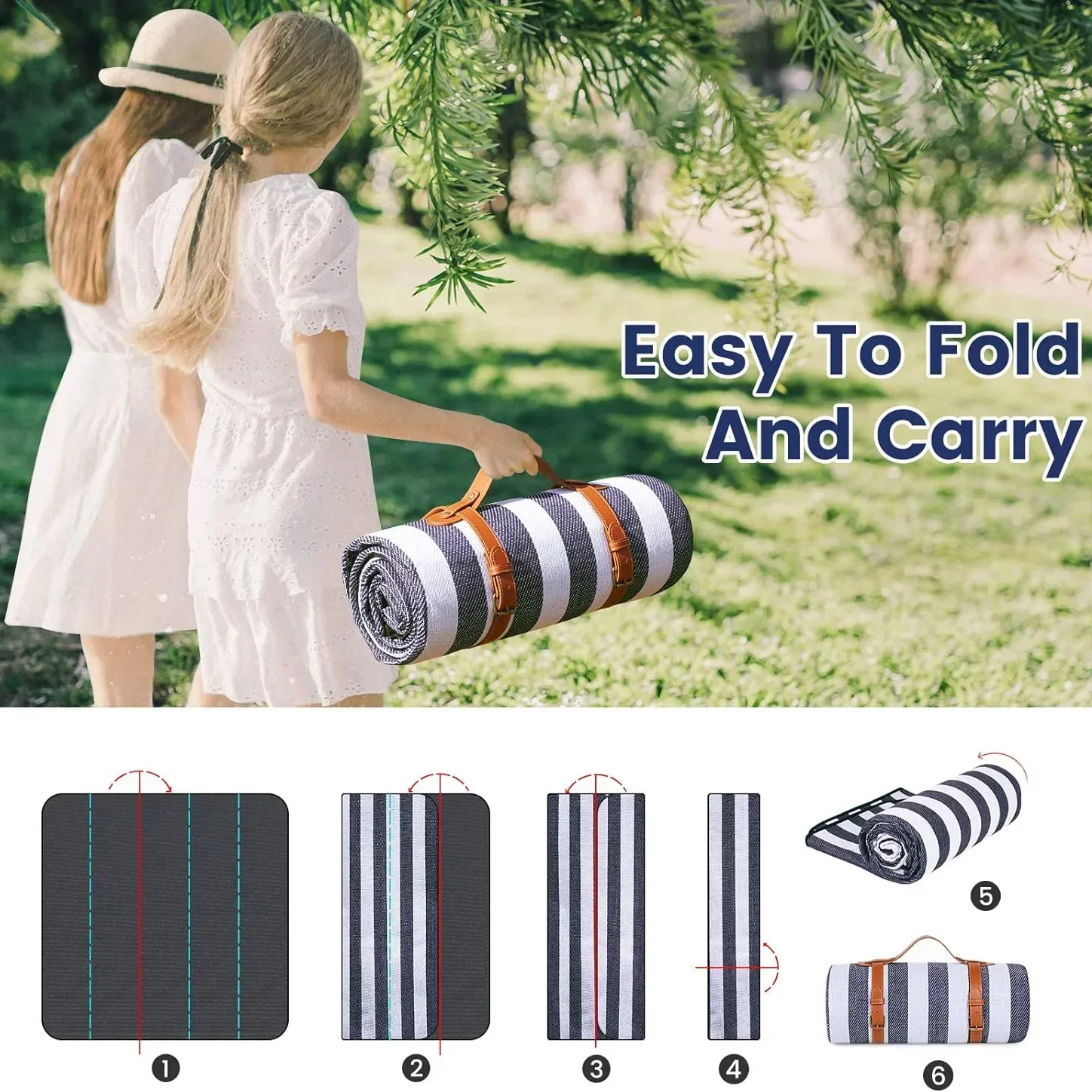 Wasserdichte Picknickdecke, gr – Outdoor Camping Mats Large Bewertung und Preis