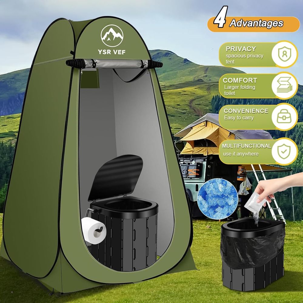 Tragbares Toiletten-Set, Campi – Outdoor Camping Bewertung und Preis