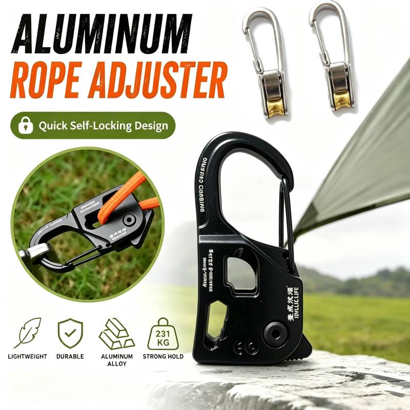 Zeltseilspanner aus Aluminiuml – Outdoor Camping Extension Cord Bewertung und Preis