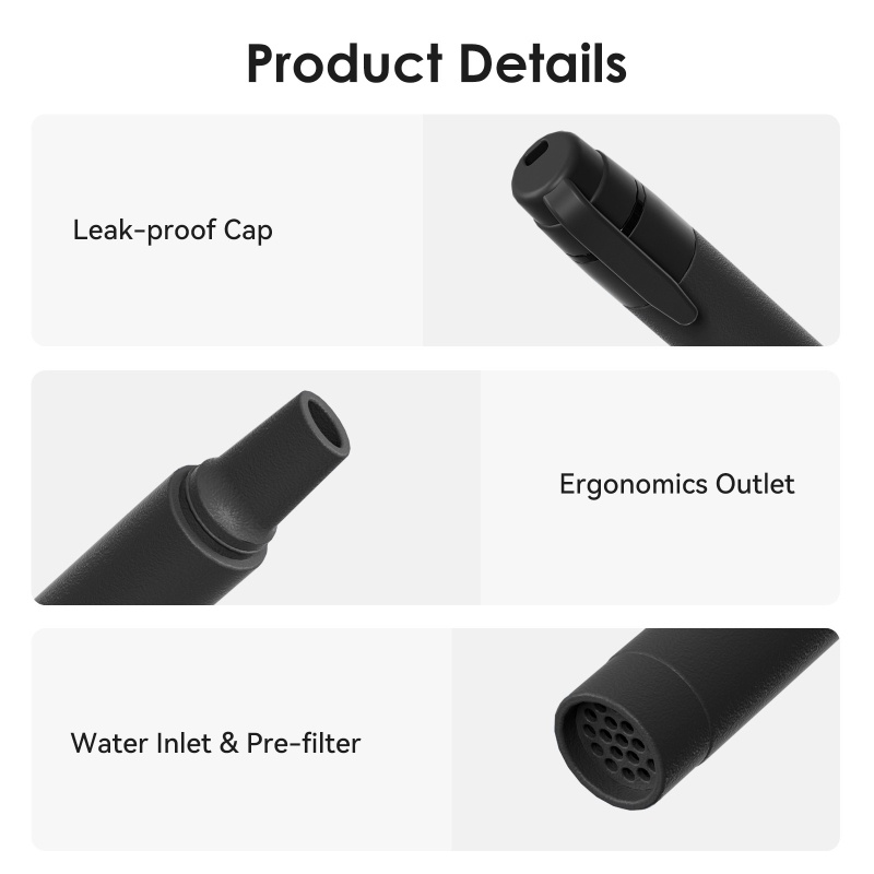 Wasserfilter-Strohhalm für den – Outdoor Camping Water Filter Bewertung und Preis