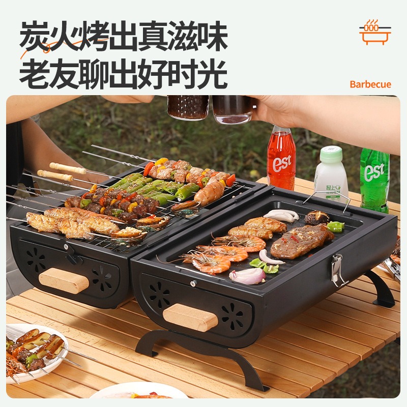2-in-1-Heimgrill & Grillplatte – Outdoor Camping Griddle Bewertung und Preis