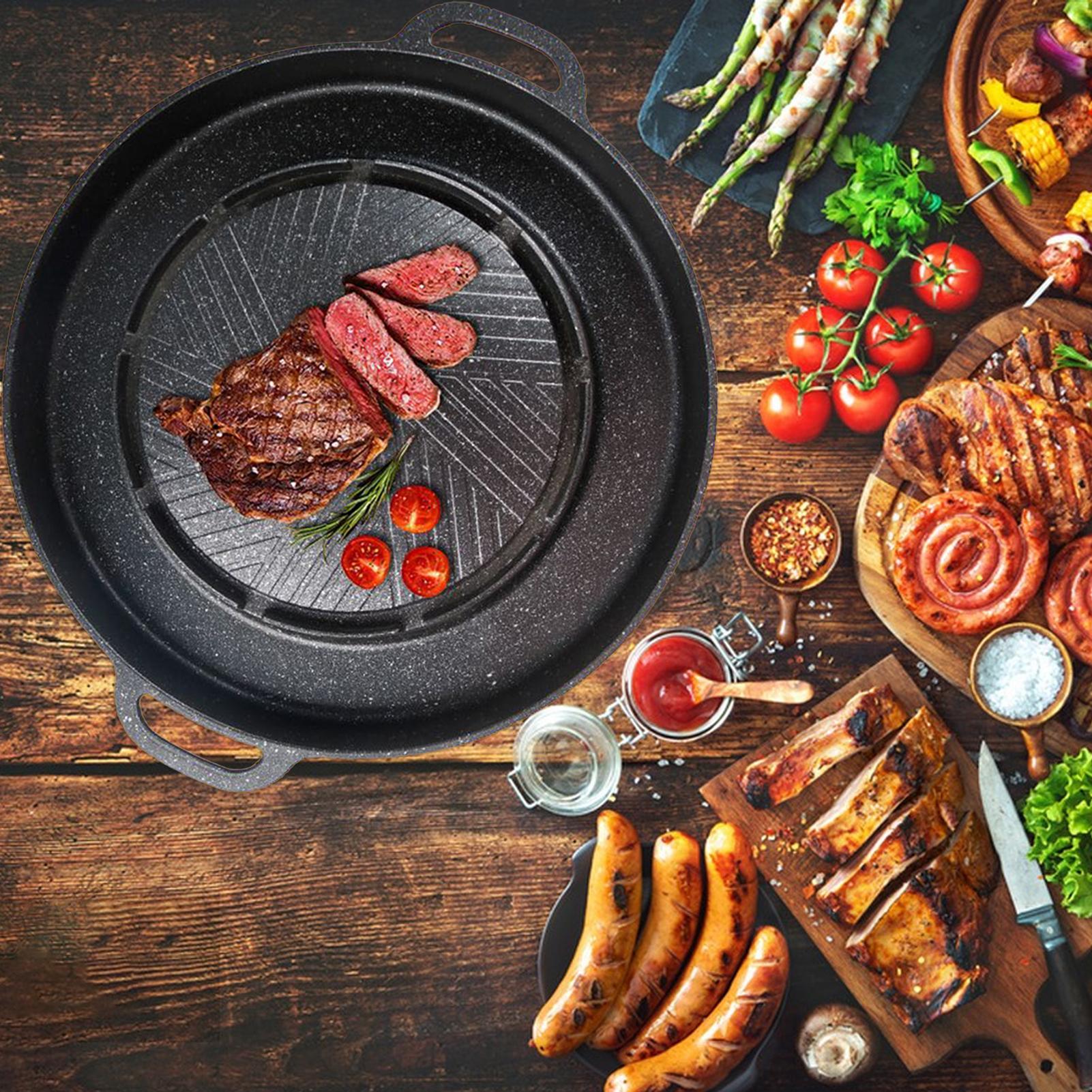 2-in-1-Grill und Hotpfanne für – Outdoor Camping Griddle Bewertung und Preis