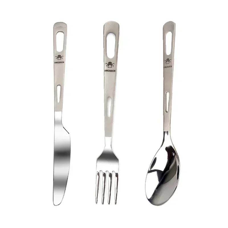 Hwzbben Titan Gabel Löffel Mes – Outdoor Camping Dining Set Bewertung und Preis