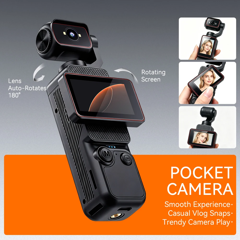 2K Pocket-Handheld-Vlog-Kamera – Outdoor Camping Japan Bewertung und Preis