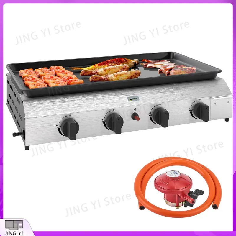 Gasgrill BBQ-Grill mit Antihaf – Outdoor Camping Griddle Bewertung und Preis
