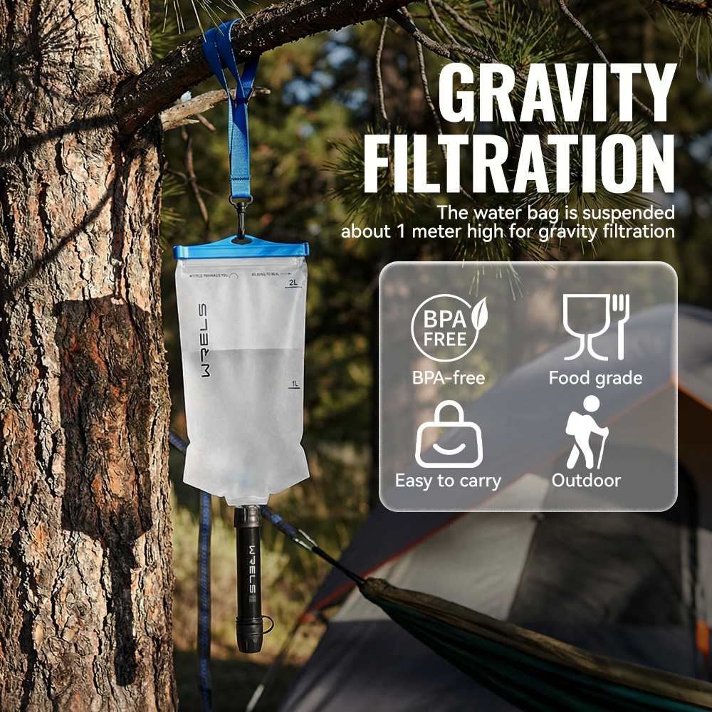 WRELS Outdoor-Wasserreiniger,  – Outdoor Camping Water Filter Bewertung und Preis