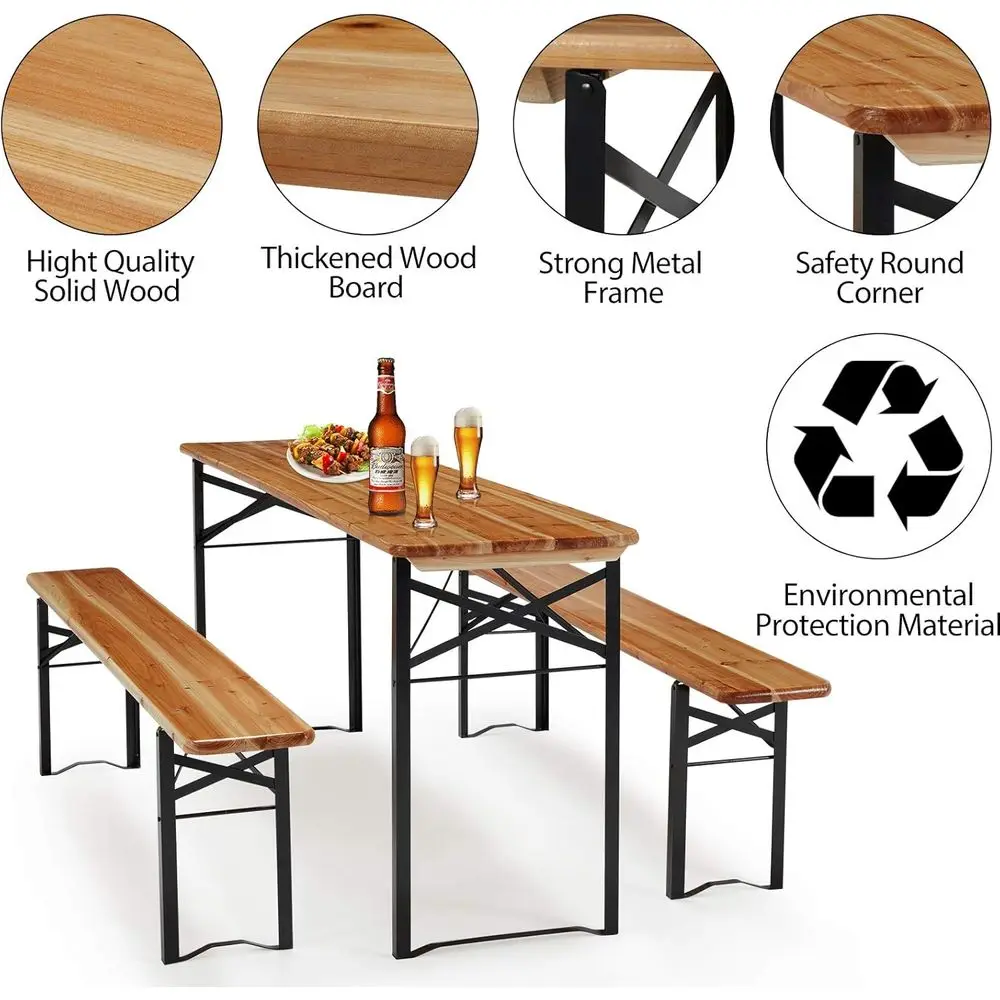Tragbares 70-teiliges 3-Teilig – Outdoor Camping Dining Set Bewertung und Preis