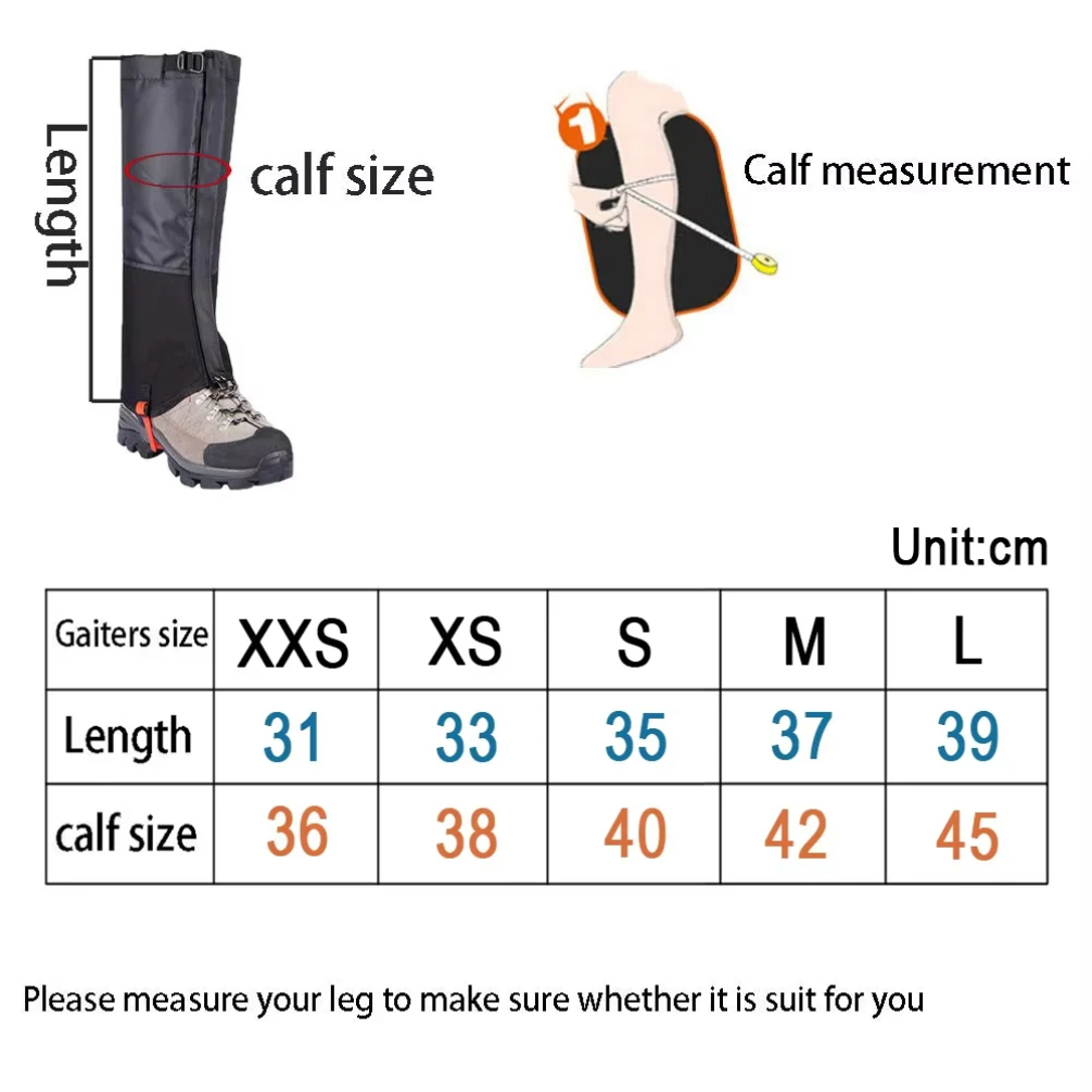 Wasserdichte Schneegamaschen W – Trekking Gaiters Bewertung und Preis