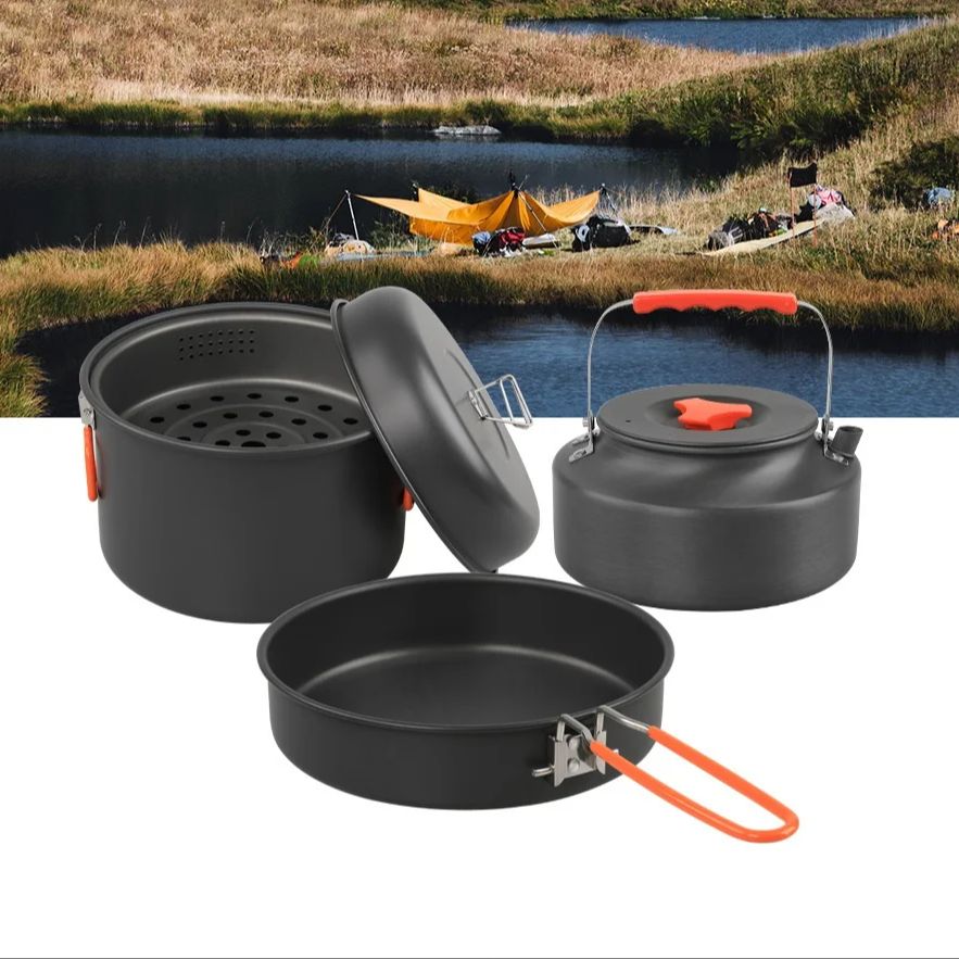 Outdoor-Kochgeschirr-Set Campi – Outdoor Camping Cooking Set Bewertung und Preis