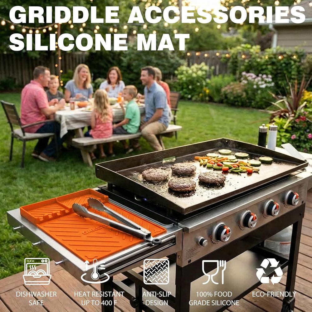 Silikon-Grillmatten oder Grill – Outdoor Camping Griddle Bewertung und Preis
