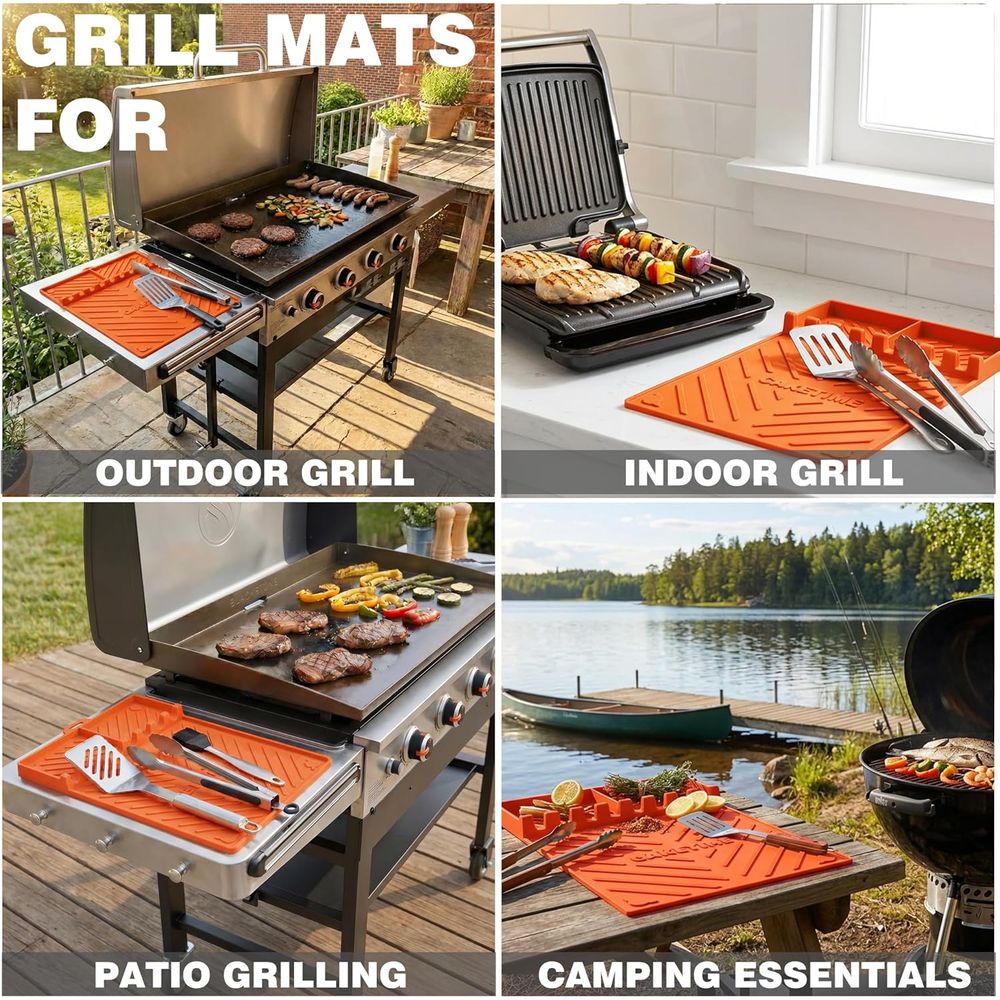 Silikon-Grillmatten oder Grill – Outdoor Camping Griddle Bewertung und Preis