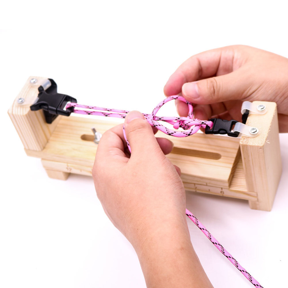 Holz-Paracord-Armband-Weberges – Paracord Bracelet Bewertung und Preis