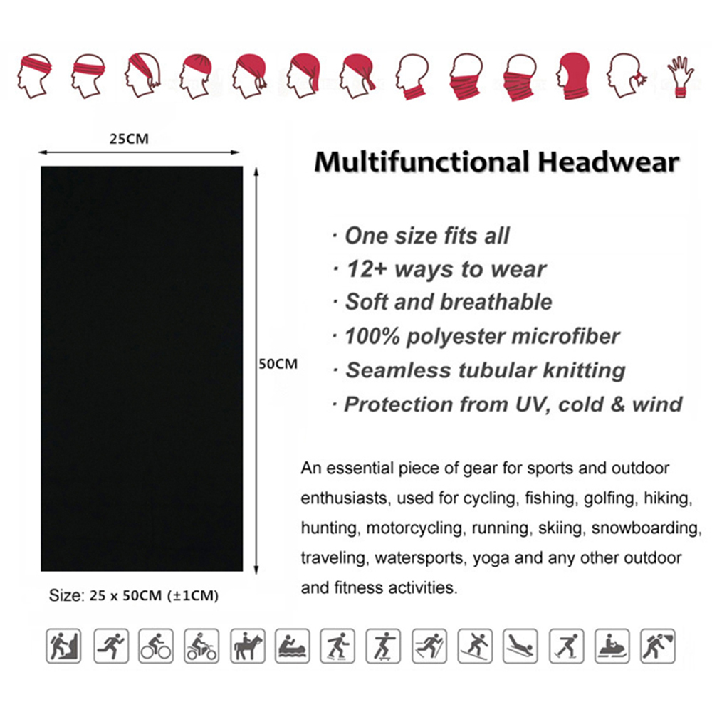 Nahtlose einfarbige Bandanas f – Trekking Gaiters Bewertung und Preis