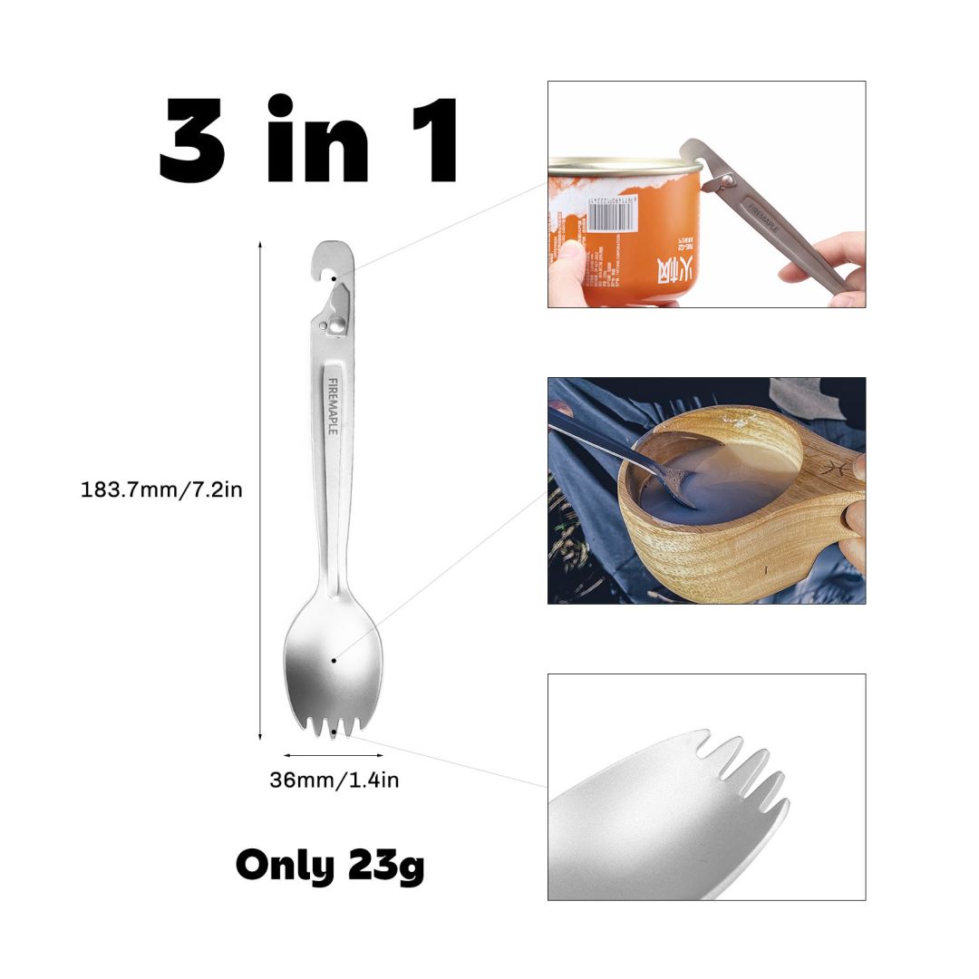 Feuer Maple Titan Spork Mit Mu – Outdoor Camping Dining Set Bewertung und Preis