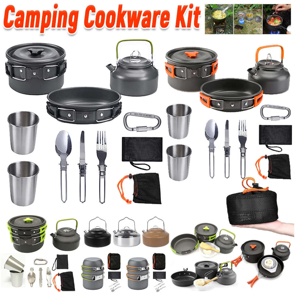 Camping-Kochgeschirr-Set, Wass – Outdoor Camping Cooking Set Bewertung und Preis