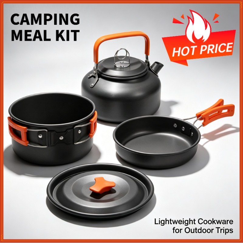 Camping-Kochset, Camping-Kochg – Outdoor Camping Dining Set Bewertung und Preis